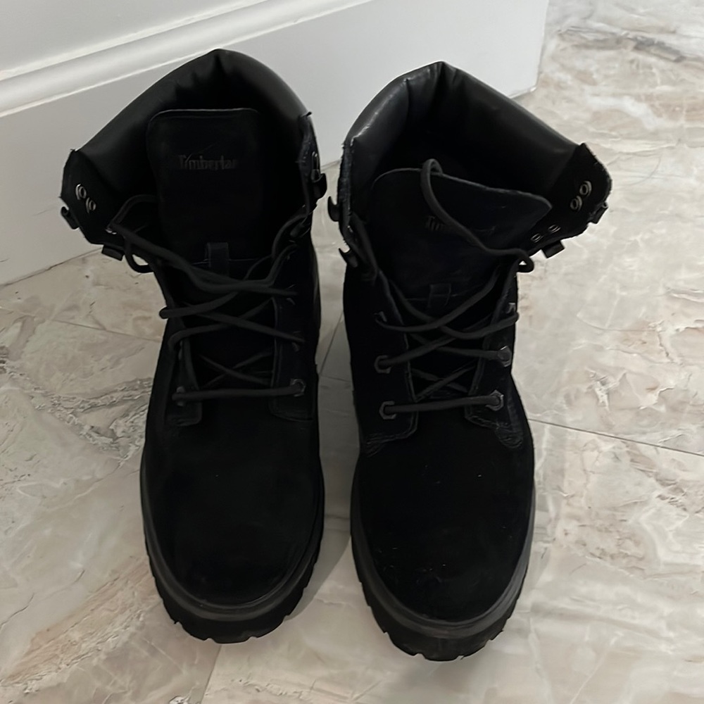 Black Suede Timberland